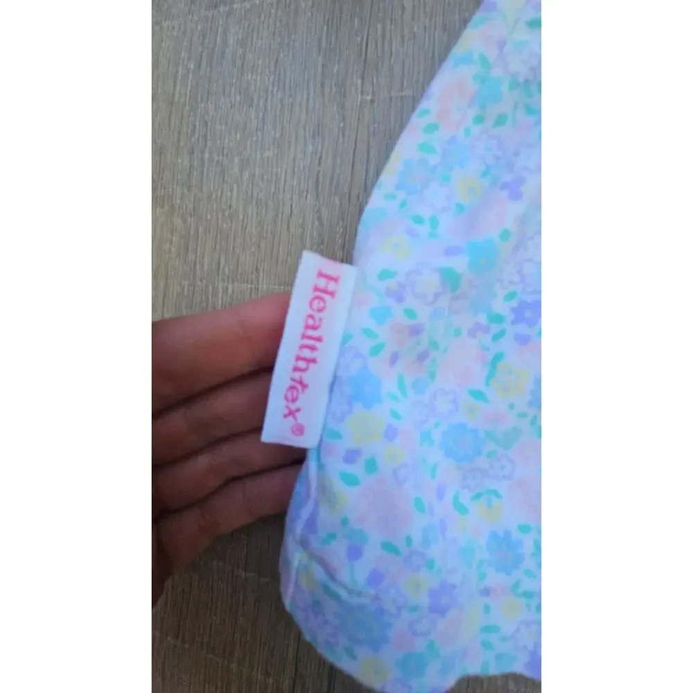 true vintage 90s healthtex dress and bloomers 6-9m set